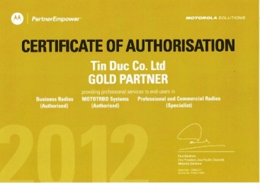 Motorola certify