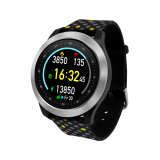 Đồng hồ thông minh theo dõi sức khỏe, đo nhịp tim cao cấp Q-Watch Q-90 (made in Taiwan) - Dây màu chấm bi