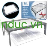 Kính lúp đọc sách toàn trang cao cấp MagniPros 300PSL (3X, có đèn led, khung đỡ) (Hãng MagniPros- Mỹ)