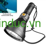 Đèn pin chiếu sáng mạnh cho thợ lặn TERINO T170 (dùng dưới nước, trên mặt đất, tầm chiếu xa 200m) - Hàng chính hãng