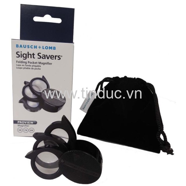 Kính lúp cầm tay 03 kính Bausch & Lomb 5x ~ 20x (sản xuất tại Mỹ)