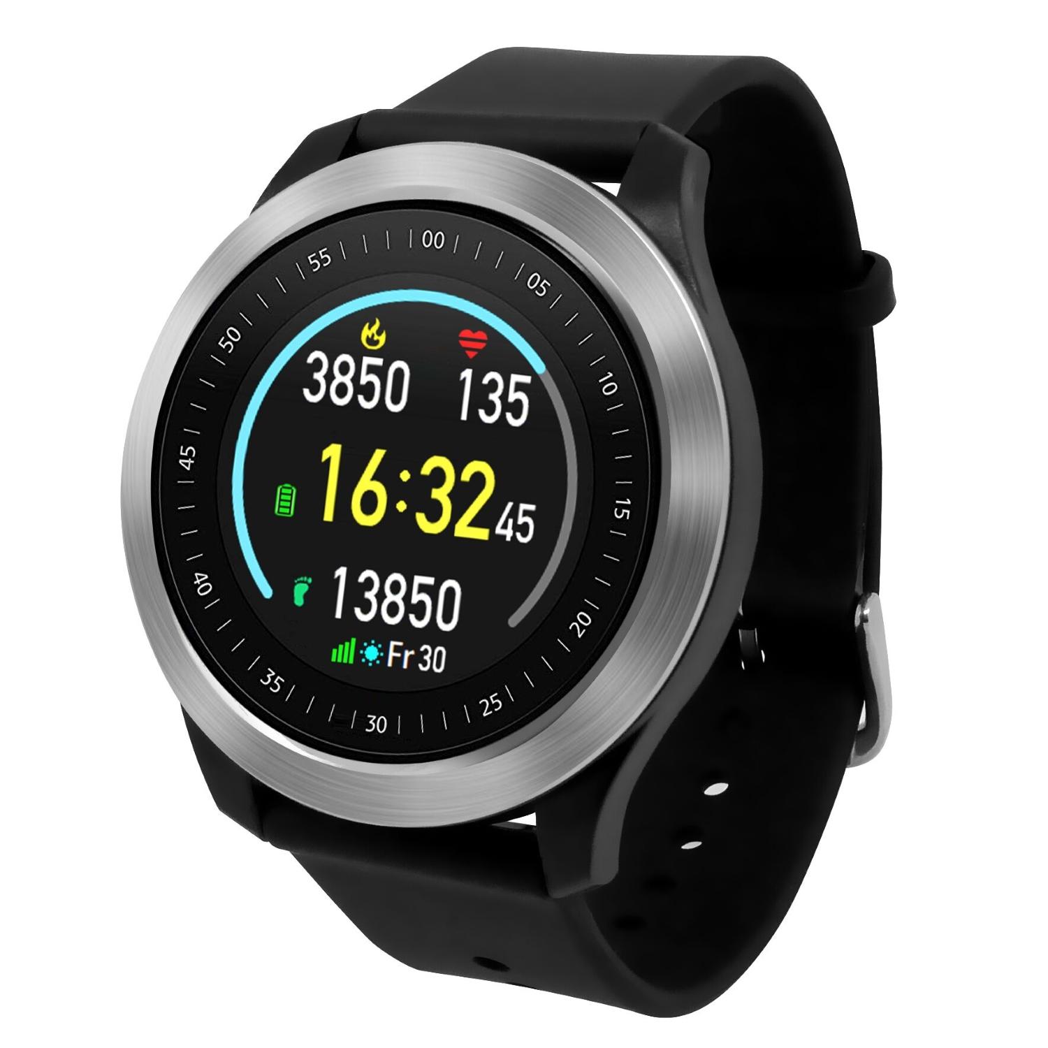 Đồng hồ thông minh theo dõi sức khỏe, đo nhịp tim cao cấp Q-Watch Q-90 (made in Taiwan)
