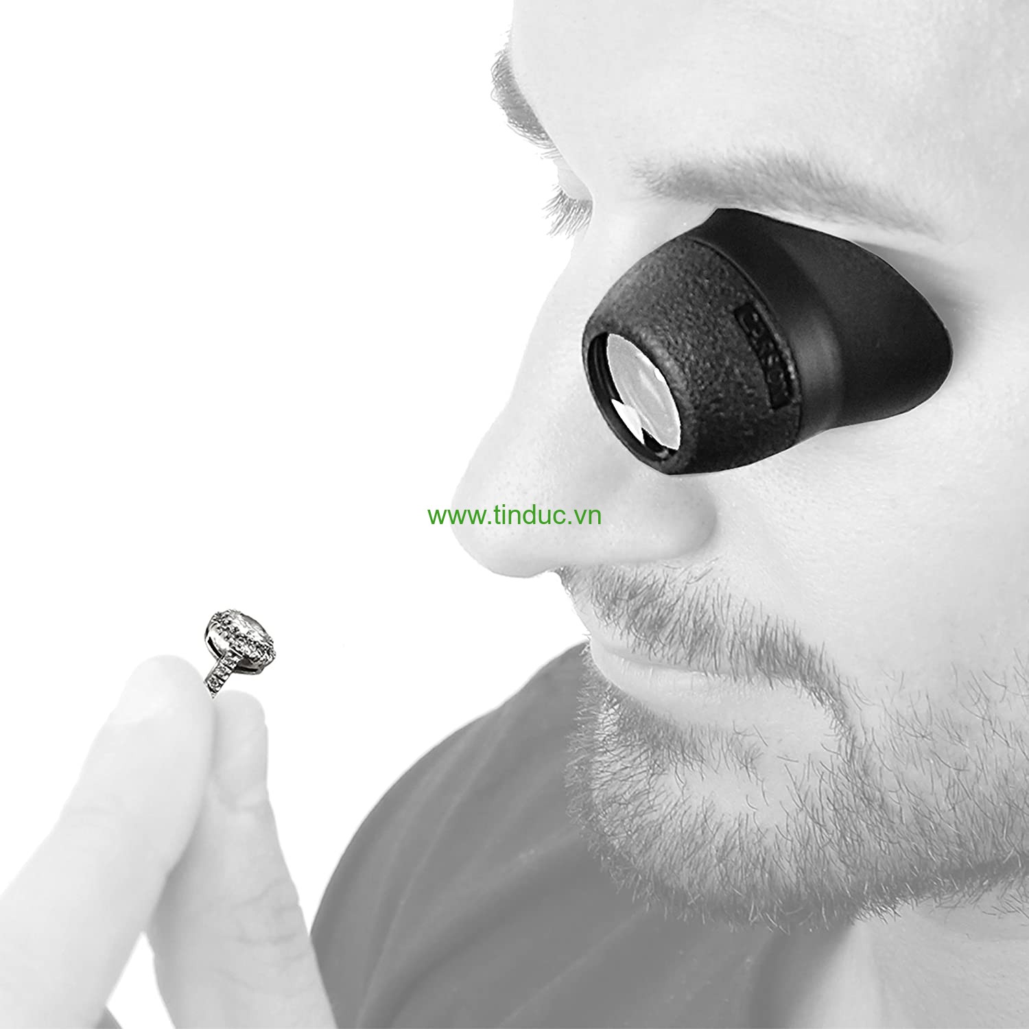 Bộ kính lúp sửa đồng hồ 4 mắt kính Carson MagniLoupe ML-20, 4,5x / 6,5x / 8x / 13x (kèm kẹp lắp điện thoại) (Hãng Carson - Mỹ)
