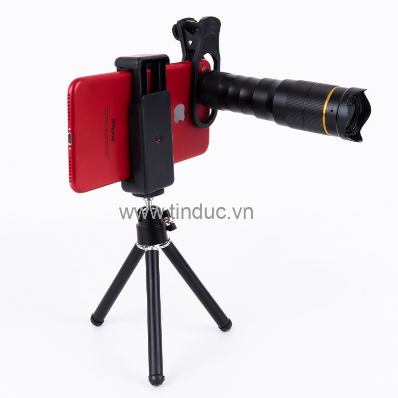 Ống nhòm gắn điện thoại Terino MZ-0822, zoom 22X, độ nét cao, kèm chân giá đỡ - Hàng chính hãng